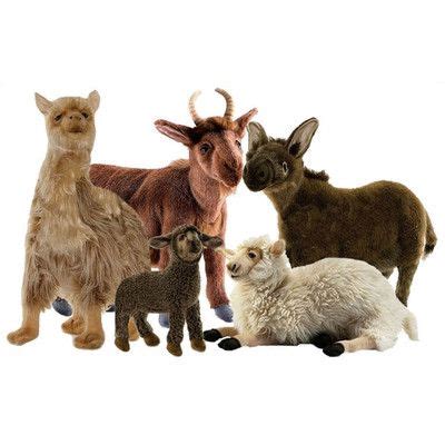 ✅ free shipping on many items! Hansa Toys Petting Zoo Stuffed Animal Set | Cute stuffed ...