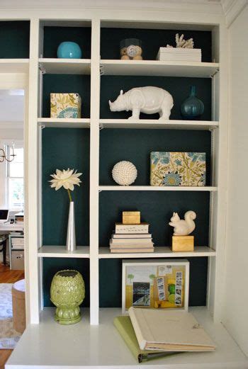 How To Paint The Back Of Your Built In Bookcases Young House Love