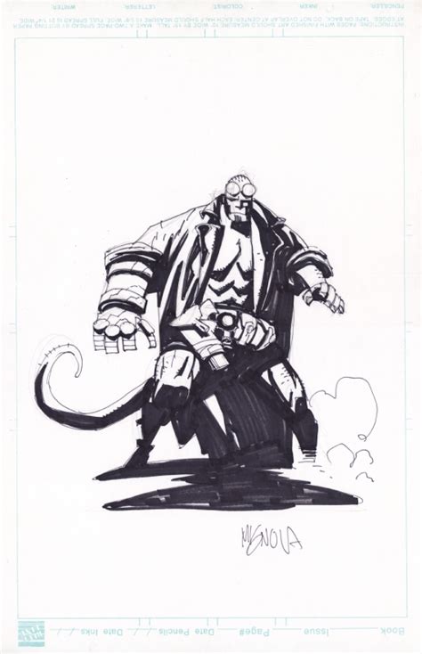 Hellboy Sketch By Mike Mignola For Sale In Patrick Starness Sold
