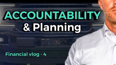 Accountability And Planning Financial Advisor Vlog 4 Youtube