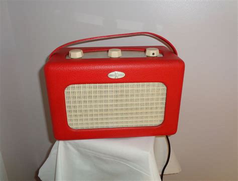 Original Roberts R66 2 Waveband Vintage Valve Radio 1950s Portable Red