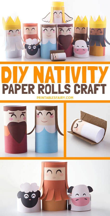 Toilet Paper Roll Nativity Craft For Kids Artofit