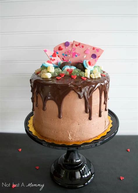 Well, one of the adorable ways is to celebrate her day with awesome cakes. Valentine Drip Cake Tutorial - Moms & Munchkins