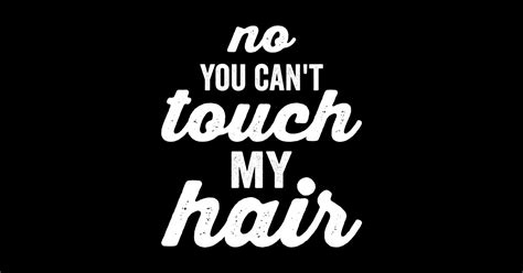 No You Cant Touch My Hair No You Cant Touch Magnet Teepublic