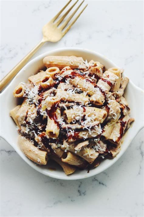 Creamy Truffle Oil Pasta With Porcini Mushrooms Grilled Cheese Social
