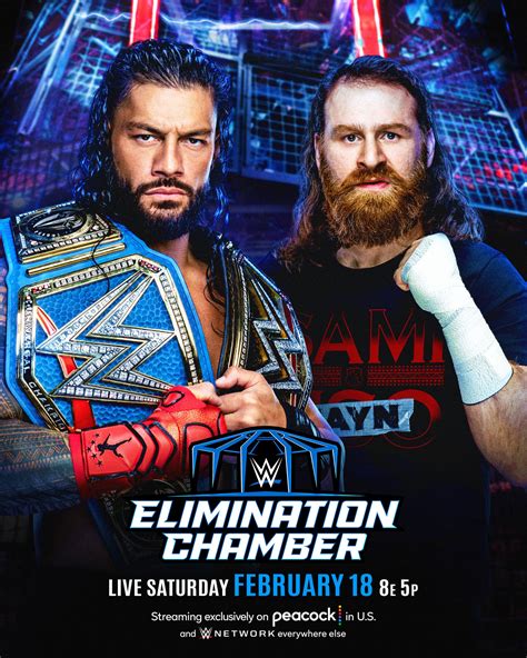 Wwe Elimination Chamber 2022 Poster