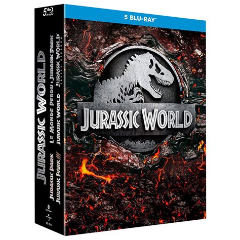 Collection Jurassic World 5 Films En Blu Ray