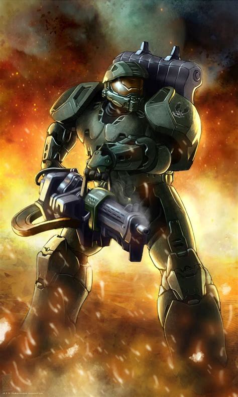 Artwork Awesome Chief Halo Master Warhammer Warhammer