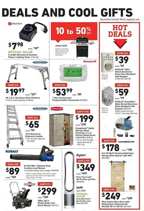 Lowe's releases their 2017 Black Friday ad following other major retailers