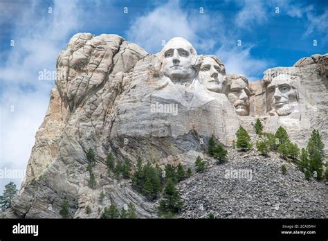 Famous Landmark And Sculpture Mount Rushmore National Monument Near