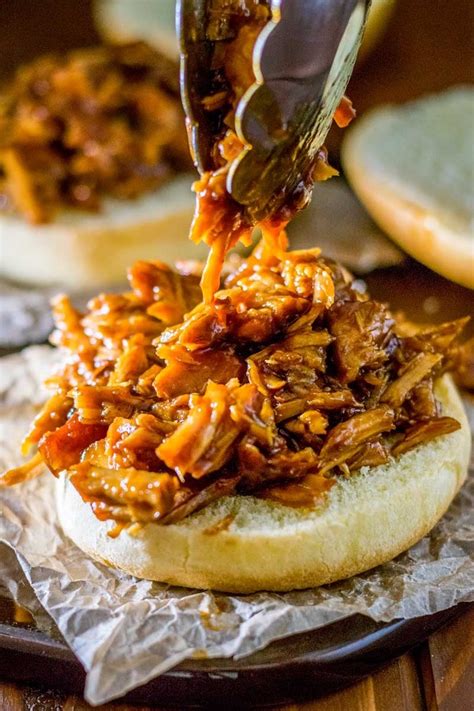 Sweet Crock Pot Pulled Pork Homemade Hooplah