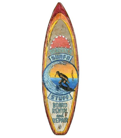 Make your own simple wooden surfboard using full size surfboard plans. Customizable Sharkies Surf n Stuff Surfboard Cutout ...