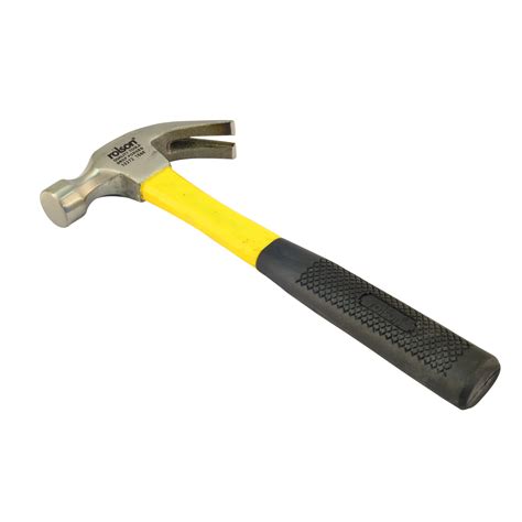 Rolson 10372 16oz Claw Hammer With Fibre Glass Shaft
