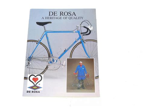 Derosa Bicycle Catalog Professional Slx Brochure Campagnolo 1989 Nos