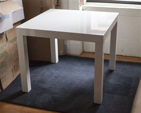 west elm parsons dining table square 150 sold uws garage sale