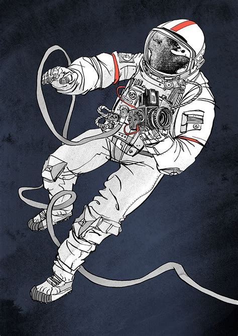 Astronaut Illustration For 711rent Astronaut Illustration Astronaut