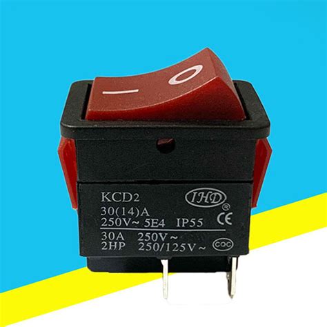 Kedu Power On Off Rocker Switch Push Button Pin Ip T Hy Kits