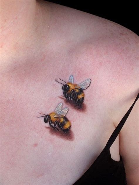 3d Bees By Rachel Gilbert Bee Tattoo Honey Bee Tattoo Bumble Bee Tattoo