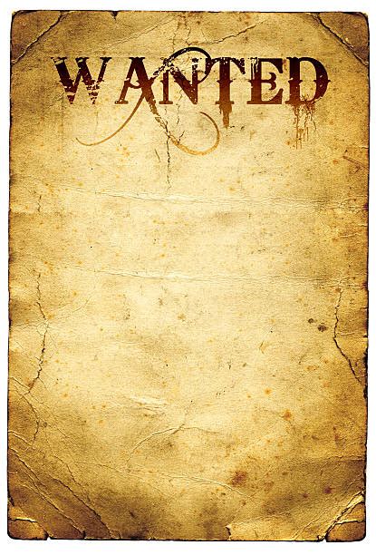 ラブリー Most Wanted Poster Blank - 矢じり