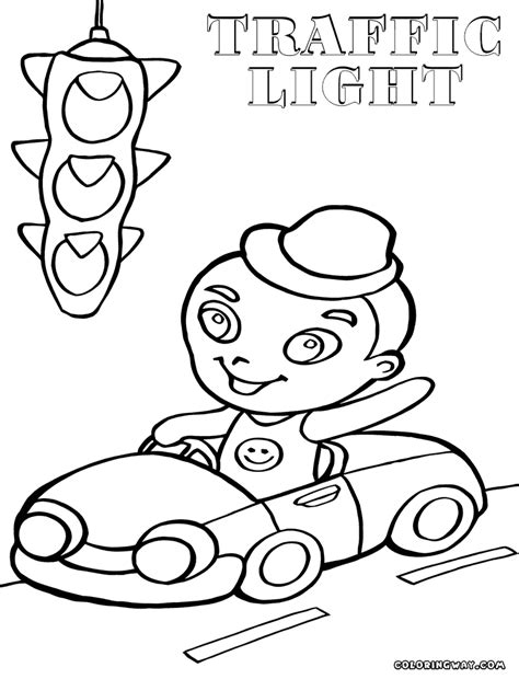 Besides the fact that traffic cones fit clearly within our goal to provide solutions. Traffic light coloring pages | Coloring pages to download ...