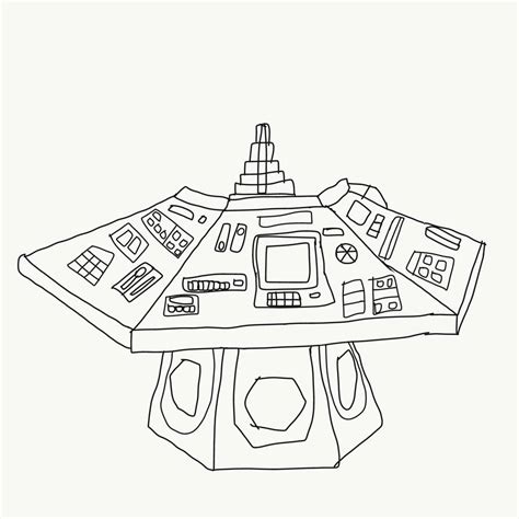 Tardis Line Drawing At Explore Collection Of