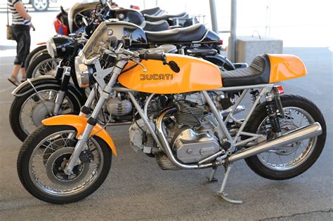 Oldmotodude Ducati 860 Cafe Racer On Display At The 2018 Motorcycle