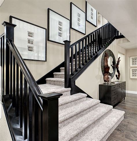 Fantastic Stairs With Black Railings References Stair Designs