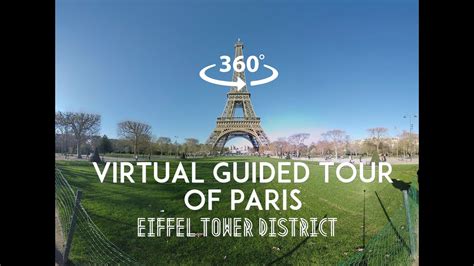 360°vr Video Virtual Guided Tour Of Paris Eiffel Tower District