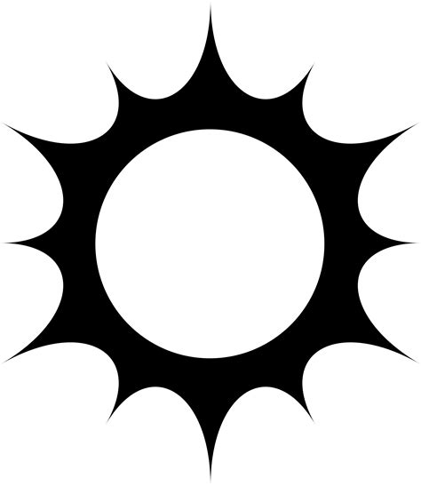 Black Sun Clipart Clipart Best