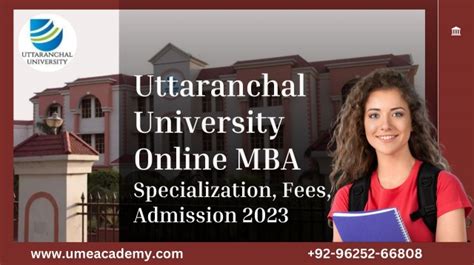 Uttaranchal University Online Mba Specialization Fees Admission