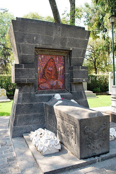 Tomb Of Diego Rivera Mexican Painter And Muralist In The Panteon