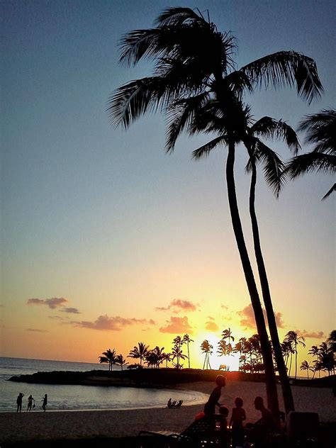 Ko Olina Oahu Hawaii At Sunset Sunset Sunrise