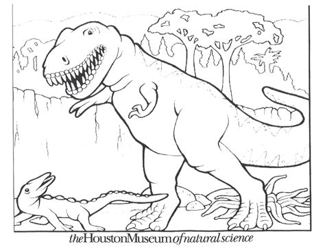 Dinosaur T Rex Coloring Pages Coloring Home