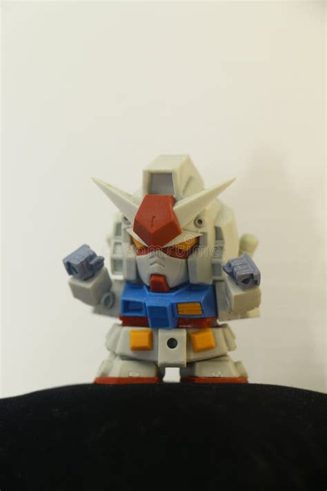 Gundam Cute Mini Figure Toy Editorial Photography Image Of White