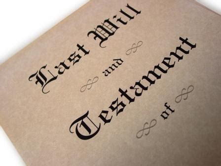 Will being stronger in a duel get back what you lost? How to Write a Will | Testament, Samples
