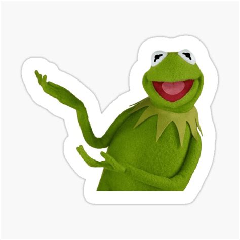 Kermit Sticker Sticker For Sale By Arizonenatt Redbubble