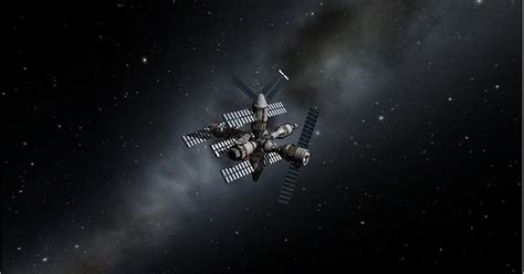 Mir Space Station With Soyuz Capsule Docked Imgur