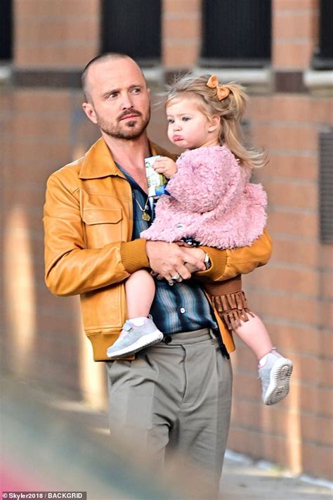 Aaron Paul Dotes On His Daughter Story As He Carries The Apple Of His