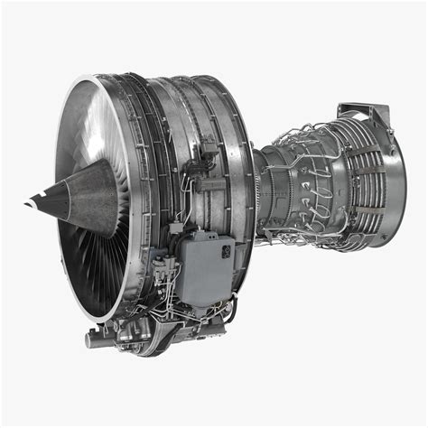 Turbofan Aircraft Engine Cfm International Cfm56 3d Model Ad Engine