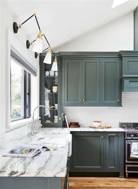 Moody Green Kitchen Cabinet Paint Colors Bright Green Door Green