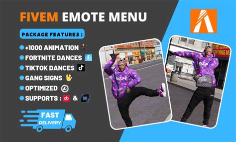 Make A Premium Emote And Dance Pack For Fivem By Zoksy77 Fiverr
