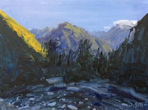 New Zealand Landscape By Daniel Scott Paintings For Sale