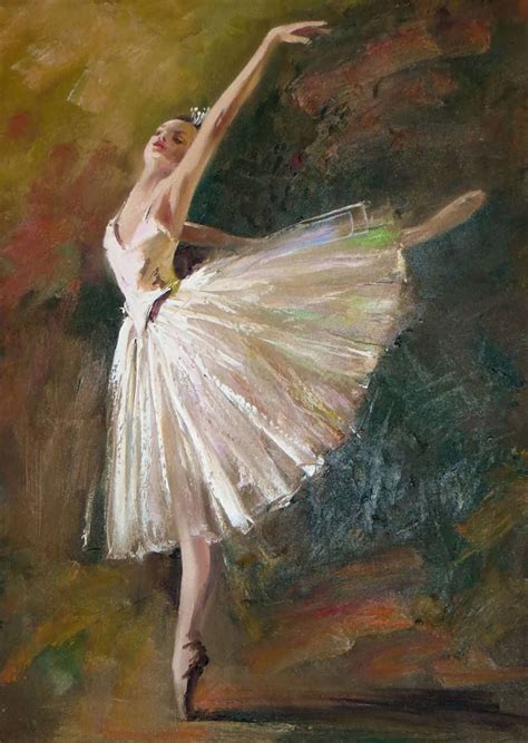 Ballet Dancer Painting Ballet Art Ballerina Painting Ballet Painting