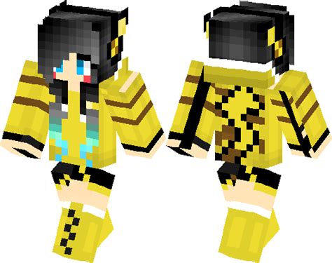 Pikachu Girl Minecraft Skin