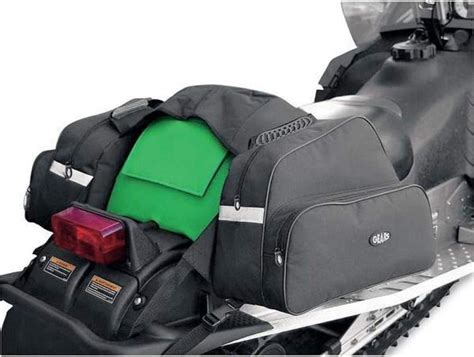 gears cat snowmobile saddlebags rugged roomy compatible with firecat sabrecat polaris