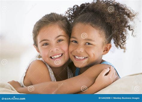 Best Friends Hugging Stock Photo Image Of Children Camera 6442008