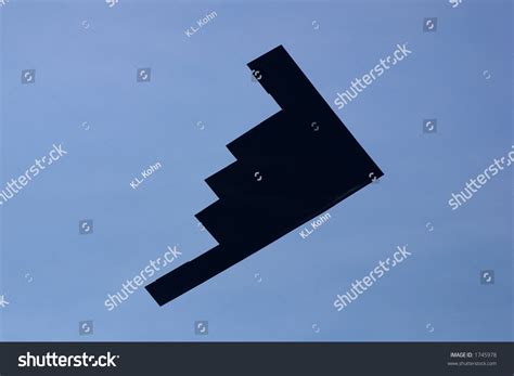 B 2 Stealth Bomber Silhouette Stock Photo 1745978 Shutterstock