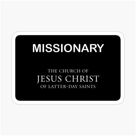 Free Printable Missionary Tags Printable Templates