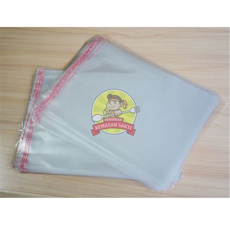 Jual Plastik Opp Seal Ukuran X Plastik Kemasan Baju