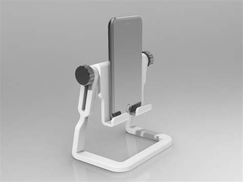 3d Printed Adjustable Phone Stand For Photography By Cemal Design